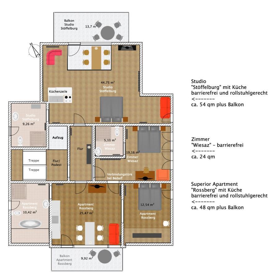 Ferienwohnungen Und Zimmer In Reutlingen-Goenningen 외부 사진